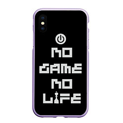 Чехол iPhone XS Max матовый NO GAME NO LIFE