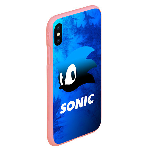 Чехол iPhone XS Max матовый СОНИК SONIC / 3D-Баблгам – фото 2