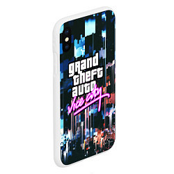 Чехол iPhone XS Max матовый GTA, цвет: 3D-белый — фото 2