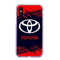 Чехол iPhone XS Max матовый TOYOTA ТОЙОТА