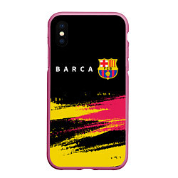 Чехол iPhone XS Max матовый BARCELONA БАРСЕЛОНА