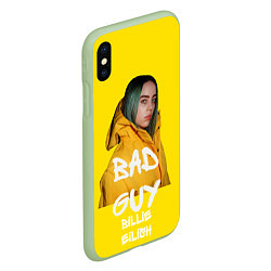 Чехол iPhone XS Max матовый Billie Eilish Билли Айлиш, цвет: 3D-салатовый — фото 2