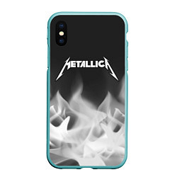 Чехол iPhone XS Max матовый METALLICA МЕТАЛЛИКА