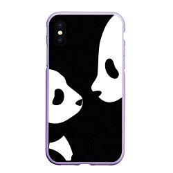Чехол iPhone XS Max матовый Panda