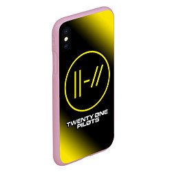 Чехол iPhone XS Max матовый TWENTY ONE PILOTS 21 PILOTS, цвет: 3D-розовый — фото 2