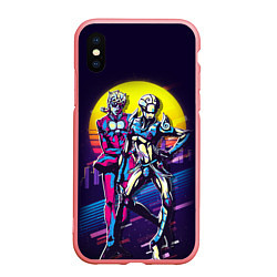 Чехол iPhone XS Max матовый JoJo’s Bizarre Adventure, цвет: 3D-баблгам