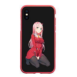 Чехол iPhone XS Max матовый ZeroTwo Darling in the Franx