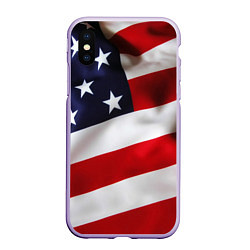 Чехол iPhone XS Max матовый США USA