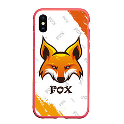 Чехол iPhone XS Max матовый FOX