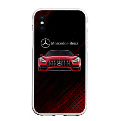 Чехол iPhone XS Max матовый Mercedes Benz AMG