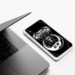 Чехол iPhone XS Max матовый GHOSTEMANE, цвет: 3D-белый — фото 2