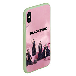 Чехол iPhone XS Max матовый BLACKPINK x PUBG, цвет: 3D-салатовый — фото 2