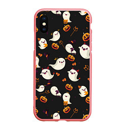 Чехол iPhone XS Max матовый Halloween, цвет: 3D-баблгам