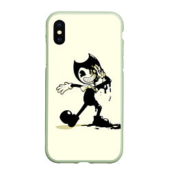 Чехол iPhone XS Max матовый Bendy And The Ink Machine