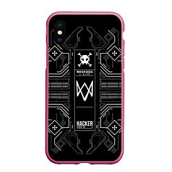 Чехол iPhone XS Max матовый WATCH DOGS: LEGION