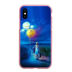 Чехол iPhone XS Max матовый Cosmos