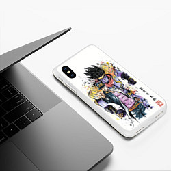 Чехол iPhone XS Max матовый JOJO, цвет: 3D-белый — фото 2