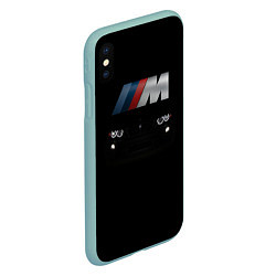 Чехол iPhone XS Max матовый BMW M, цвет: 3D-мятный — фото 2