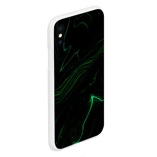 Чехол iPhone XS Max матовый PuRRi$ / 3D-Белый – фото 2