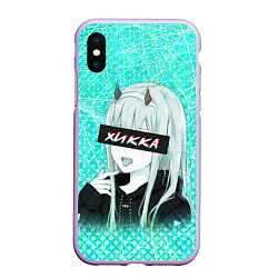 Чехол iPhone XS Max матовый Zero Two Хикка