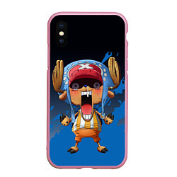 Чехол iPhone XS Max матовый One Piece Тони Чоппер