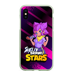 Чехол iPhone XS Max матовый Brawl Stars Shelly