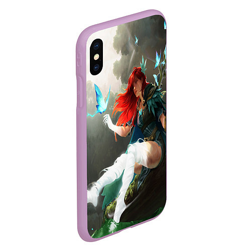 Чехол iPhone XS Max матовый Windranger Dota / 3D-Сиреневый – фото 2