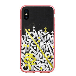 Чехол iPhone XS Max матовый GRAFFITY