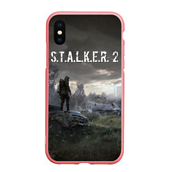 Чехол iPhone XS Max матовый STALKER 2