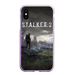 Чехол iPhone XS Max матовый STALKER 2