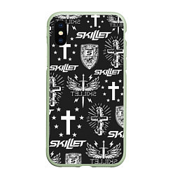 Чехол iPhone XS Max матовый SKILLET