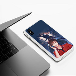 Чехол iPhone XS Max матовый Glory game Ye Xiu, цвет: 3D-белый — фото 2