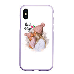 Чехол iPhone XS Max матовый Best Mom