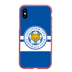 Чехол iPhone XS Max матовый LEICESTER CITY