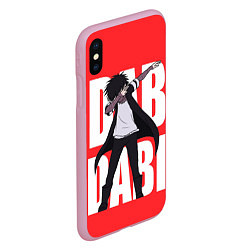 Чехол iPhone XS Max матовый Dab Dabi, цвет: 3D-розовый — фото 2