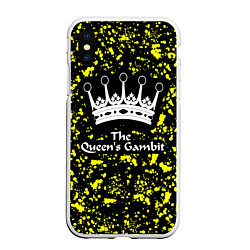 Чехол iPhone XS Max матовый The Queens Gambit, цвет: 3D-белый