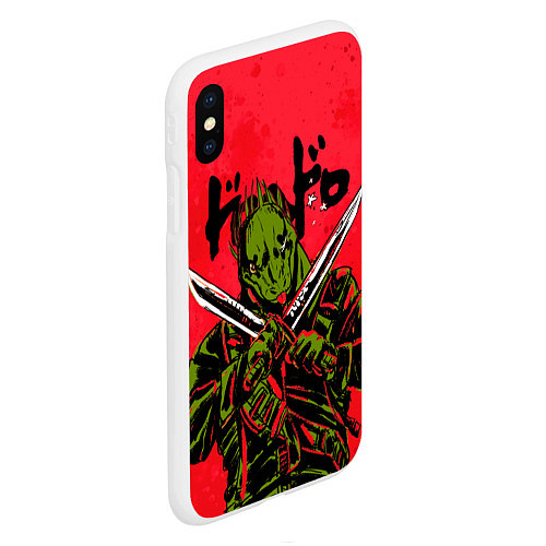 Чехол iPhone XS Max матовый DOROHEDORO / 3D-Белый – фото 2