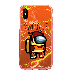 Чехол iPhone XS Max матовый Among Us Lightning Z