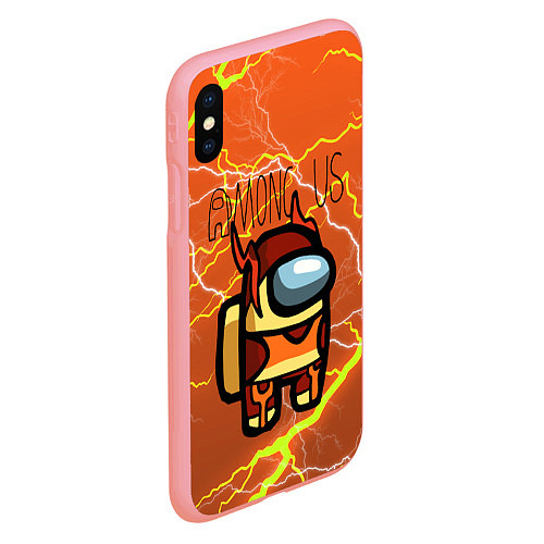 Чехол iPhone XS Max матовый Among Us Lightning Z / 3D-Баблгам – фото 2