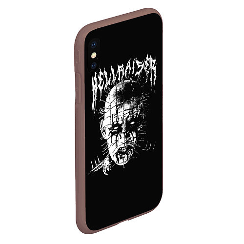 Чехол iPhone XS Max матовый Hellraiser / 3D-Коричневый – фото 2