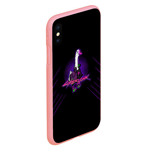 Чехол iPhone XS Max матовый Киберпанк 2077 / 3D-Баблгам – фото 2