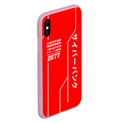 Чехол iPhone XS Max матовый CYBERPUNK FASHION, цвет: 3D-розовый — фото 2