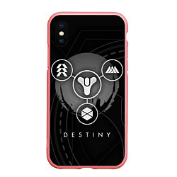 Чехол iPhone XS Max матовый DESTINY, цвет: 3D-баблгам