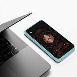 Чехол iPhone XS Max матовый DESTINY, TITAN, цвет: 3D-мятный — фото 2