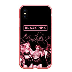 Чехол iPhone XS Max матовый BLACKPINK