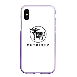 Чехол iPhone XS Max матовый OUTRIDERS