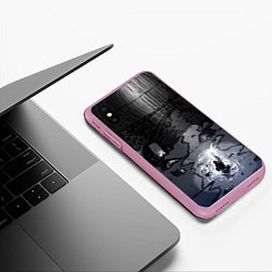 Чехол iPhone XS Max матовый Lovecraft Лавкрафт, цвет: 3D-розовый — фото 2