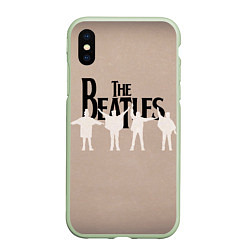 Чехол iPhone XS Max матовый The Beatles