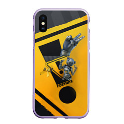 Чехол iPhone XS Max матовый Metal Team leader Bundle, цвет: 3D-светло-сиреневый