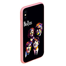 Чехол iPhone XS Max матовый The Beatles, цвет: 3D-баблгам — фото 2